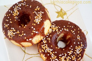 Weihnachtsliche Baileys Donuts